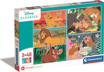 Immagine prodotto di Clementoni Superlcolor Puzzle Disney 3X48 Pezzi