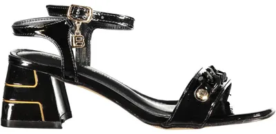 Produktbild von Elegante Damensandalen Schwarz: Verstellbarer Riemen, 5cm Absatz