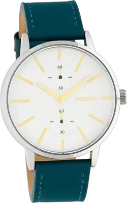 Produktbild von Oozoo Damen Armbanduhr blau Analog C10587 Timepieces Lederarmband D2UOC10587
