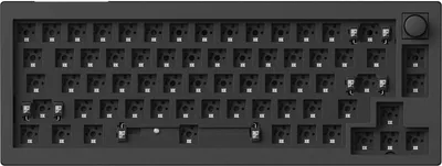 Produktbild von Keychron V2 Max QMK/VIA Kabellose Mechanische Tastatur, Barebone Knob, Carbon Black, Barebone V2M-Z4