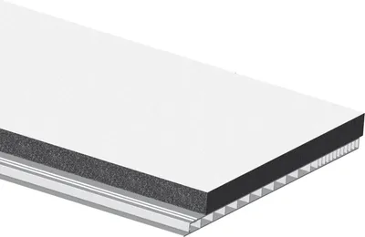 Produktbild von PVC Rolladenkastendeckel | 160 mm Breite x 1950 mm Länge | Kastendeckel Rolladendeckel Rolladen Rollladen Kasten Deckel Klappe
