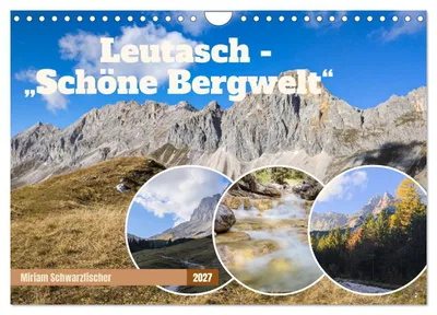 Produktbild von Leutasch - schöne Bergwelt (Wandkalender 2027 DIN A4 quer), CALVENDO Monatskalender