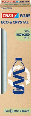 Imagen del producto de tesa Cinta adhesiva eco&cristal 59048-00000-00, 15 mm x 10 m, 10 unidades