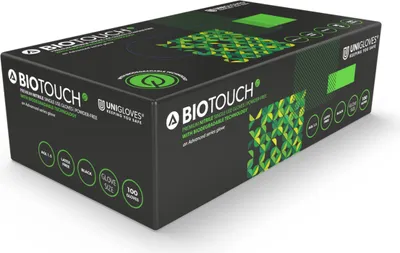 Produktbild von 1000 Nitrilhandschuhe Unigloves BioTouch - Gr. XL - Einweghandschuhe