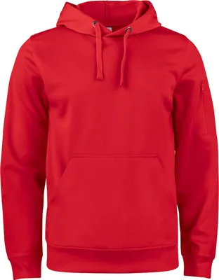 Produktbild von Basic Active Kapuzenpullover unifarben, umweltschonend gefärbt, Kopfhörer-kompatibel