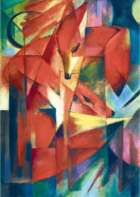 Obrázek produktu pro Puzzle 1000 prvků. Lišky, Franz Marc, 1913