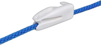 Produktbild von Kotflügelhaken. Kunststoff für Geländerdraht 6-8mm. Weiß