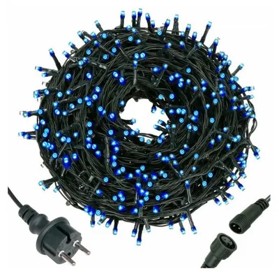 Obrázek produktu pro LED světelný řetěz - 25,5m, 300LED, IP44, modrá
