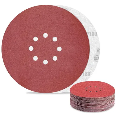Produktbild von Schleifpapier 225mm Klett 180 Körnung 30 Stück für Trockenbauschleifer 8 Loch