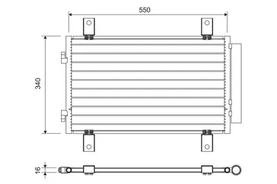 Produktbild von VALEO 814081 Kondensator Klimaanlage Klimakondensator für FIAT DUCATO Kasten (244) +Trockner