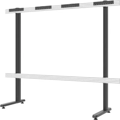 Produktbild von Peerless SEAMLESS Kitted+, 3,71 m (146"), Schwarz