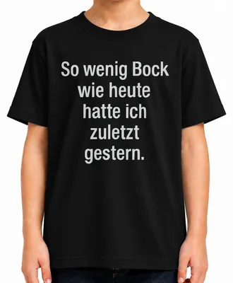 Productafbeelding van Zo weinig zin had ik alweer. Grappig shirt, zwart, maat 104