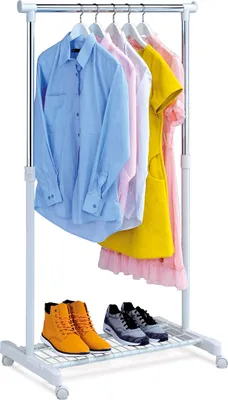 Produktbild von Stand für ein Armkleid mit Lagerung, weiße Farbe, Metall / Kunststoff, Chrom -Abd -1210 Gewicht
