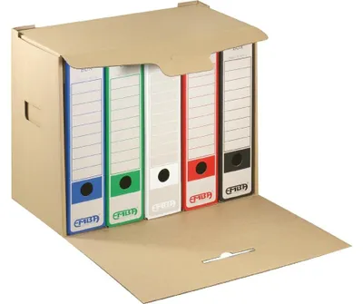 Produktbild von Archivierungsbehälter Emba - naturbraun