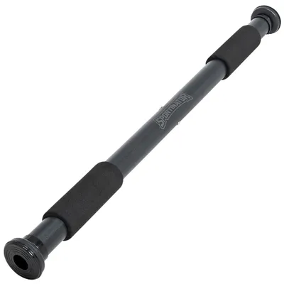 Produktbild von SPORTINATOR Klimmzugstange für Türrahmen 60-102 cm – Stabil, kein Bohren, bis 150 kg belastbar, rutschfeste Griffe, für Oberkörper schwarz | STR-58