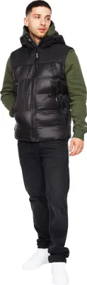 Obrázok produktu pre Crosshatch - "Craystore" prešívaná bunda s kapucňou pre mužov BG1218 (M) (Black)