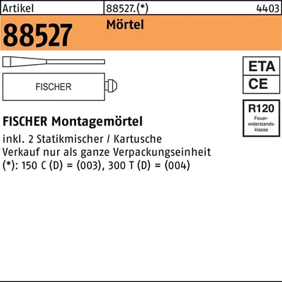 Produktbild von fischer Montagemörtel R 88527 150 C(D) Mörtel