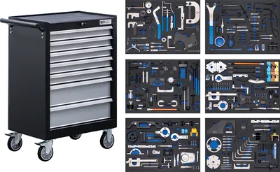 Zdjęcie produktu dla BGS technic Workshop Trolley, 155261 mm, 155,3 kg
