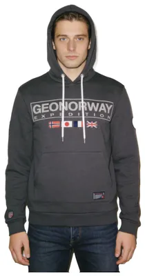 Zdjęcie produktu dla Geographical Norway bluza kolor szary dla mężczyzn WY8615H/GN-Dark Grey