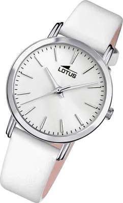Produktbild von Lotus Armbanduhr Damen Fashion Leder Uhr weiß Trendy UL18738/1