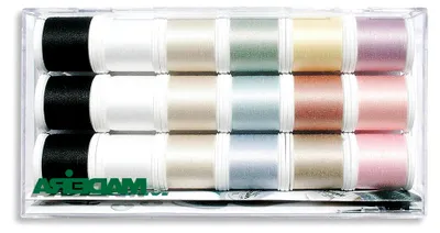 Produktbild von Stickbox Cotona No.80 18 Spulen 200 M