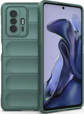 Obrázek produktu pro Xiaomi 11T Pro Pouzdro, Měkké TPU Silikonové Nárazuvzdorné Ochranné Pouzdro pro Xiaomi 11T / 11T Pro zelené
