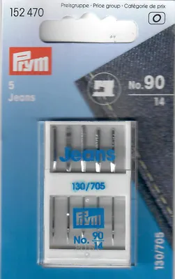 Produktbild von Prym 152470, Nähmaschine, Nähnadel, Edelstahl, Silber, 10 Stück(e), Sichtverpackung