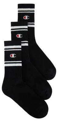Image de Champion - Chaussettes pour hommes/femmes unies (lot de 3) PP9608 (34 EU - 38 EU) (noir)