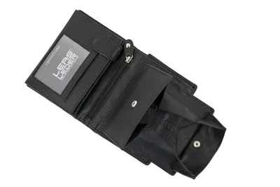 Produktbild von LEAS Wiener-Kombibörse RFID Schutz mit Geheimfach im Scheinfach und XXL Kleingeldfach Echt-Leder, schwarz - Special Edition
