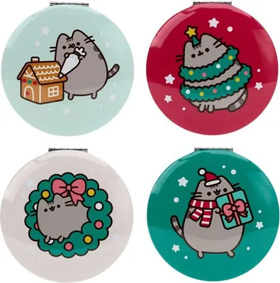 Image de Noël Pusheen, le chat miroir de poche (aléatoire)