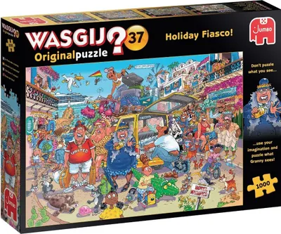 Immagine prodotto di Wasgij Original 37 - Fiasco delle vacanze - 1000 pezzi