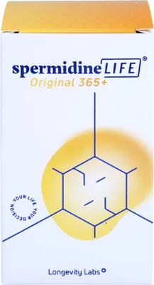 Produktbild von SpermidineLIFE Original 365+ Kapseln zur Unterstützung der körpereigenen Zellerneuerung, 60 St. Kapseln