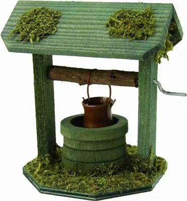 Produktbild von Hofbrunnen mit Dach 11cm