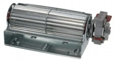 Tangentialventilator 309 mm, 242x35 mm Düse, 200 m³/h, 38 W, für Pelletöfen
