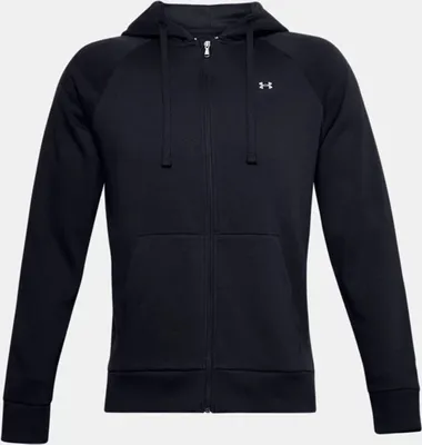 Produktbild von Under Armour Rival Fleece Hoodie Full Zip - 1357111, Farbe:Schwarz, Textil:M