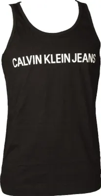 Obrázok produktu pre Pánske tielko CK CALVIN KLEIN JEANS zo 100 % bavlny s logom, článok ZM0ZM01655 TANK LOGO, S, 100 % bavlna