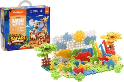 Zdjęcie produktu dla Mini Waffle 100el Animals Safari