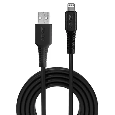 Image de Câble Lightning Lindy - Lightning (M) à USB (M)