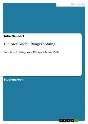 Produktbild von Die preußische Rangerhöhung