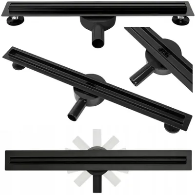 Obrázok produktu pre Rea Sprchový kanál NEO Slim Pro Black 80