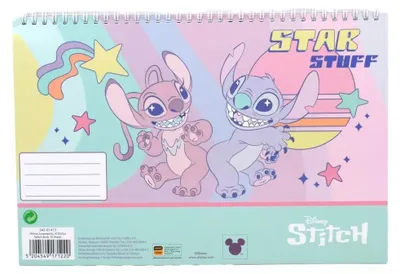 Produktbild von Disney Lilo und Stitch Star Stuff A/4 Spiral-Skizzenbuch,