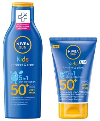 Immagine prodotto di Nivea Protect & Moisture SPF50 Kids Lozione Solare Set Per L'Abbronzatura
