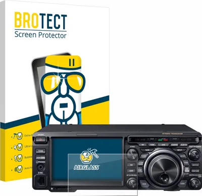 Produktbild von BROTECT Schutzglas für Yaesu FT-DX10 Schutzfolie Panzer Folie Glas Display Schutz klar
