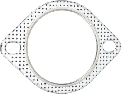 Image de joint de bride de tuyau d'échappement 2 trous acier perforé universel pour 3 pouces/76 mm véhicule turbo