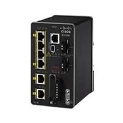 Image de Cisco Industrial Ethernet 2000 Series - Commutateur - géré - 4 x 10/100 + 2 x 10/100/1000 - montage sur rail DIN