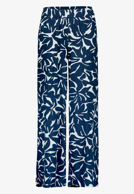 Produktbild von Zero Damen Stoffhose mit Blumenmuster