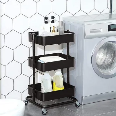 Productafbeelding van Famanu rollende legplanken – geschikt voor garage, kantoor, keuken, slaapkamer, badkamer