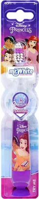 Image de Tinokou, Brosse à dents ergonomique pour enfants - Les princesses de Disney, Violet