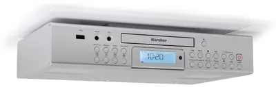 Produktbild von Karcher RA 2050 Uhrenradio, CD-Player, MP3-Wiedergabe, USB, Fernbedienung