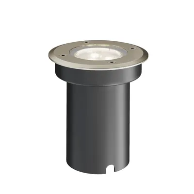 Zdjęcie produktu dla Lucande LED wpuszczana lampa podłogowa Ava, Ø 12 cm, okrągła, IP67